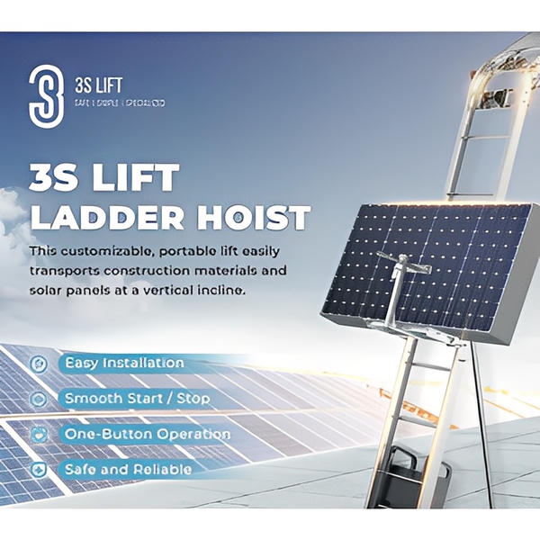 3S Ladder Hoist - Single Phase (110V) - All Sizes