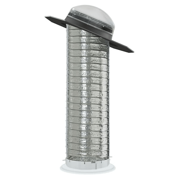 VELUX Flexible Sun Tunnel Skylight - Acrylic Dome and Low Profile Metal Flashing