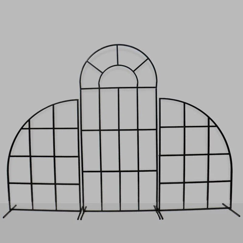 Wedding Backdrop Grid Arch  Flower Stand