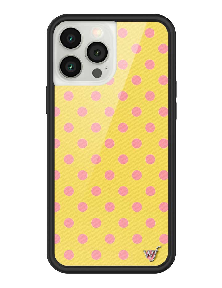 Polka Dot | Yellow and Pink iPhone Case