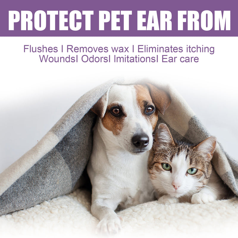 Cat And Dog Relieve Ear Odor, Clean Earwax, Wash Ear Drops