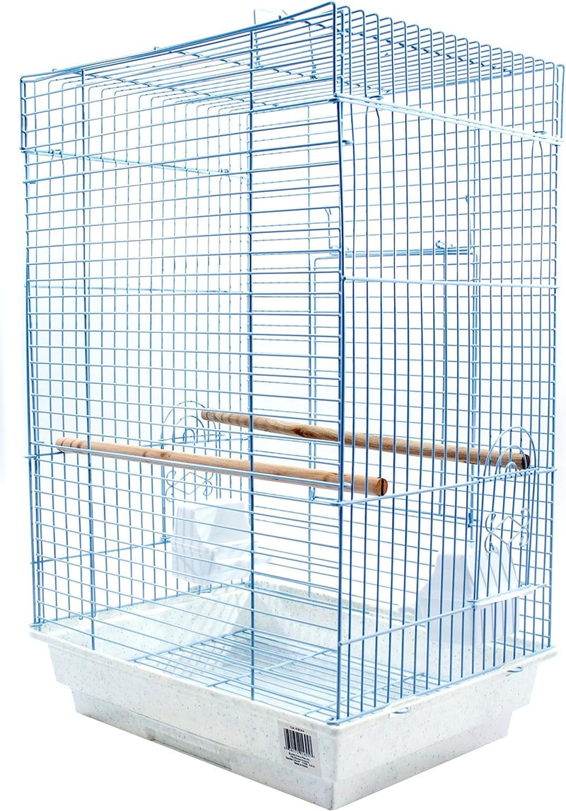 Cockatiel & Small Parrot Starter Kit with Birdcage, Cover, and Accessories β Perfect for Cockatiels, Conures, and Small Parrots β Square Dome β White