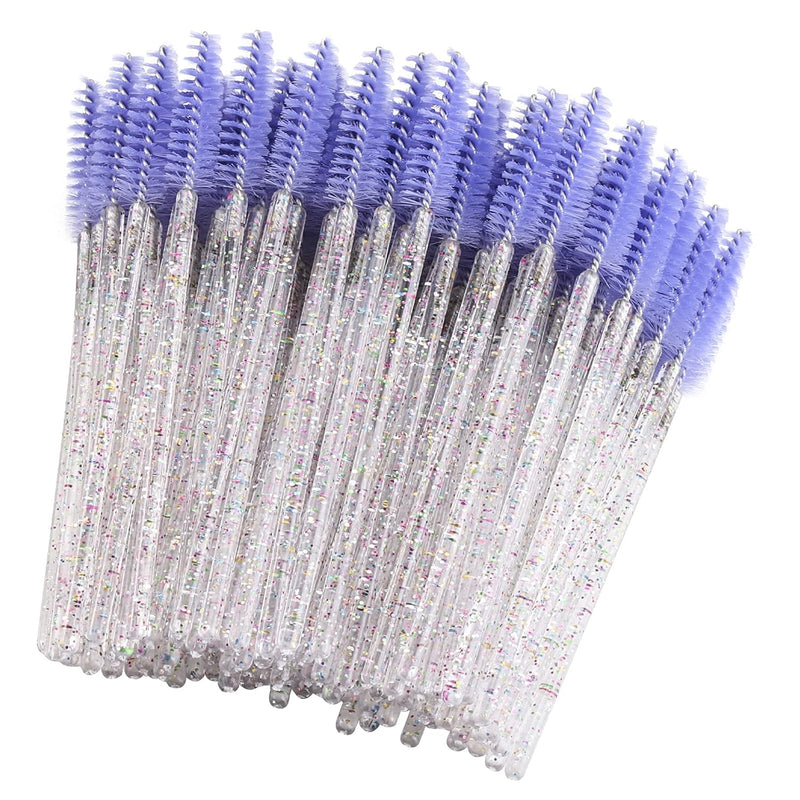 100 Pcs Disposable Eyelash Spoolies Brush Mascara Applicator Lash Wand Lashes Brush Eyebrow Spooly for Extension