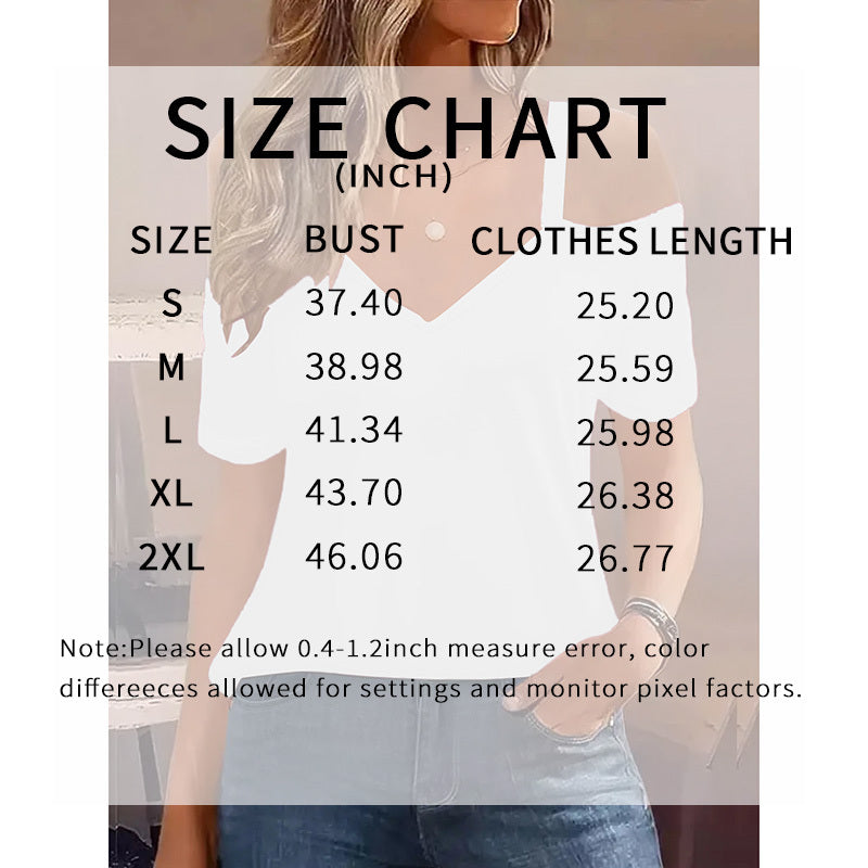 Womens Summer Cold Shoulder Tops Short Sleeve V Neck T Shirts Sexy Casual