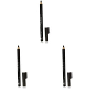 London Brow This Way Professional Eyebrow Pencil, Long-Wearing, Highly-Pigmented, Built-In Brush, 004, Black Brown, 0.05Oz