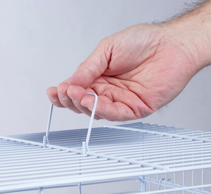 Cockatiel & Small Parrot Starter Kit with Birdcage, Cover, and Accessories β Perfect for Cockatiels, Conures, and Small Parrots β Square Dome β White