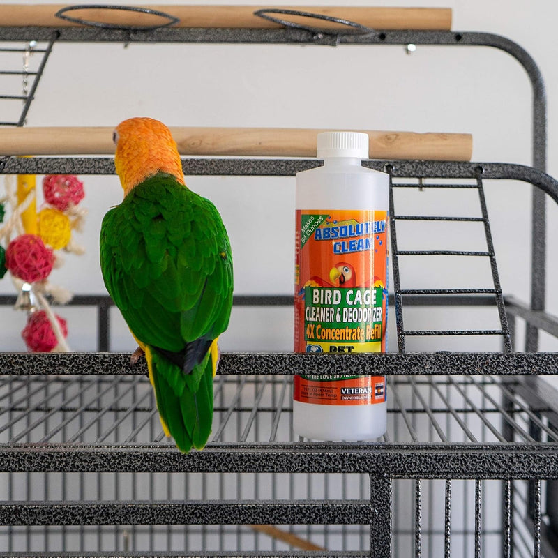 Bird Cage Cleaner and Deodorizer