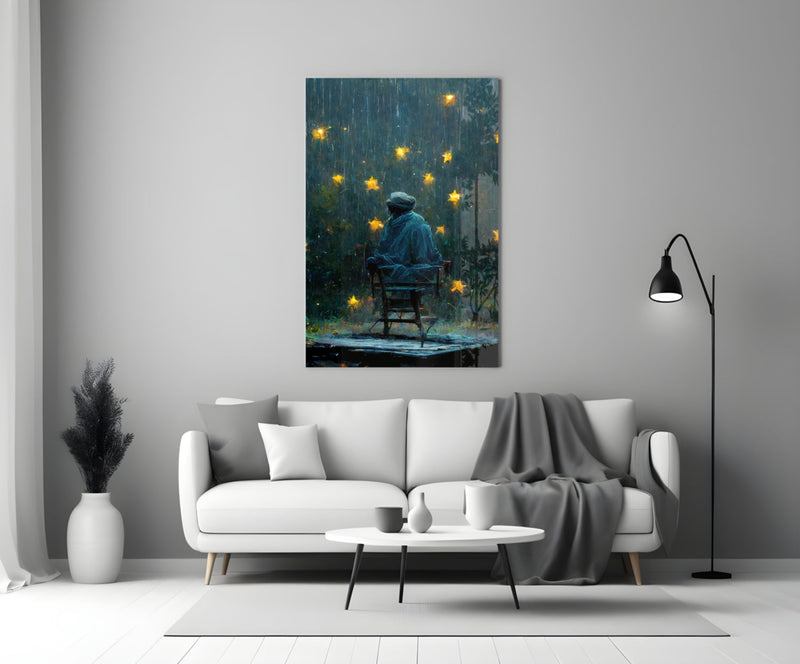 Star Rain Glass Art  || Designer Collection