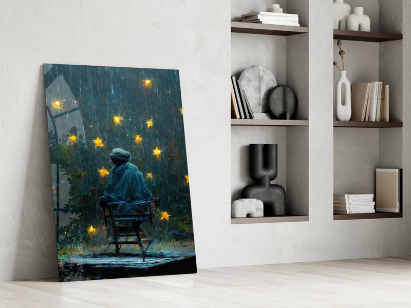 Star Rain Glass Art  || Designer Collection