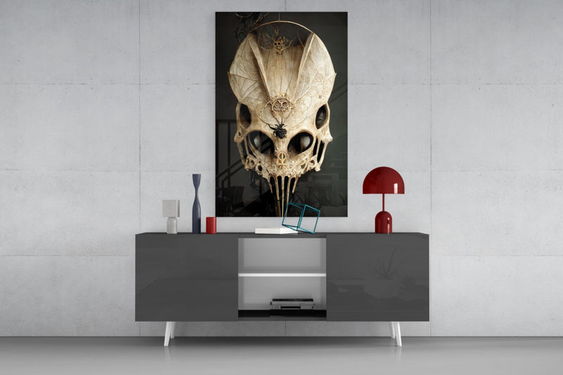 It's Skull Glass Art  || Designer Collection