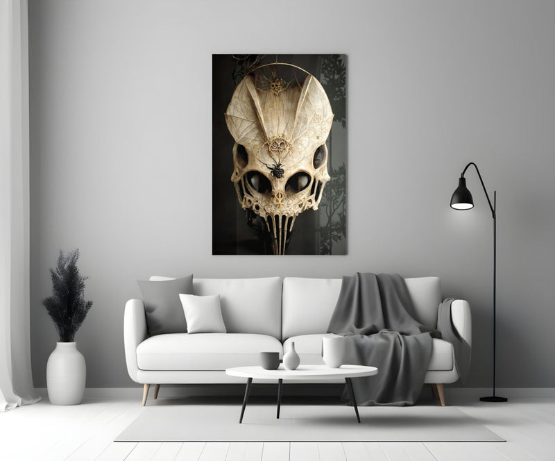 It's Skull Glass Art  || Designer Collection