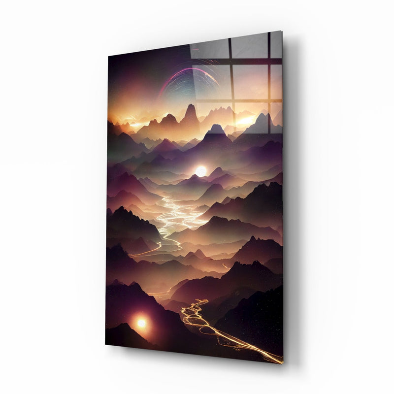 Lavas Glass Wall Art  || Designer Collection