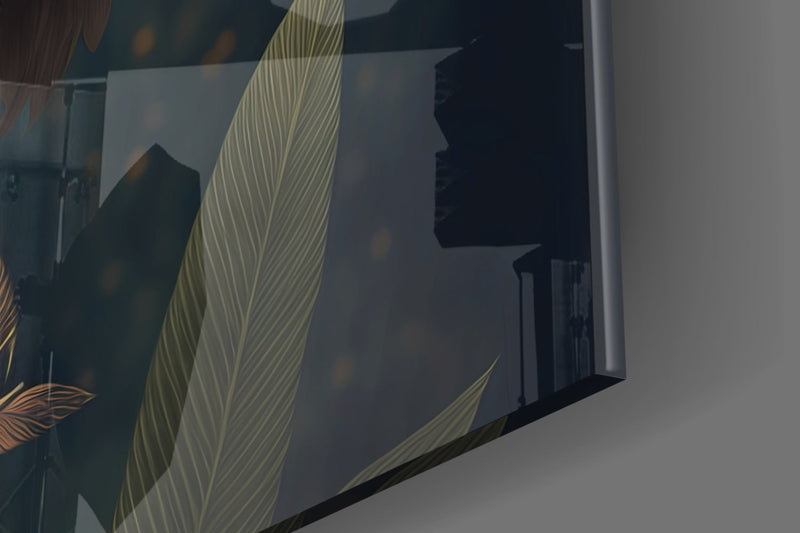 Flower Master Glass Wall Art  || Designer Collection