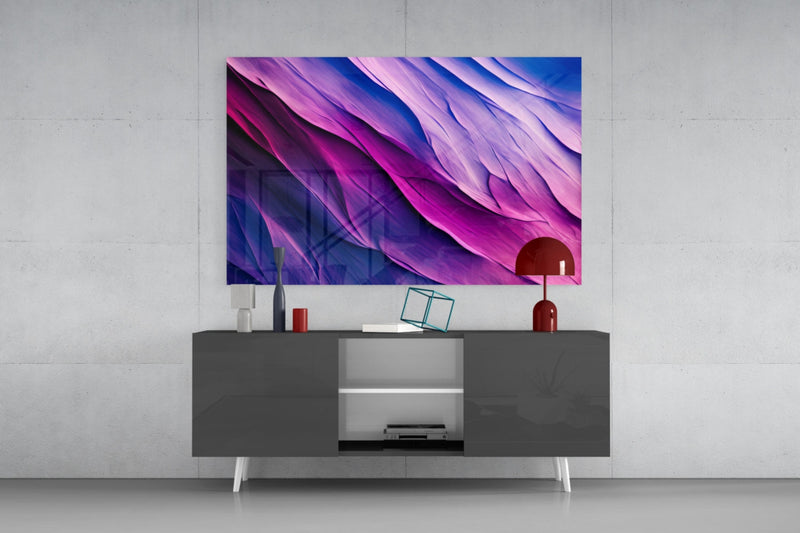 Purple Dance Glass Wall Art  || Designer Collection
