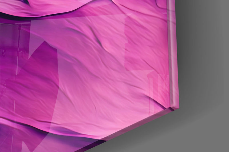 Purple Dance Glass Wall Art  || Designer Collection