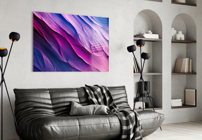 Purple Dance Glass Wall Art  || Designer Collection