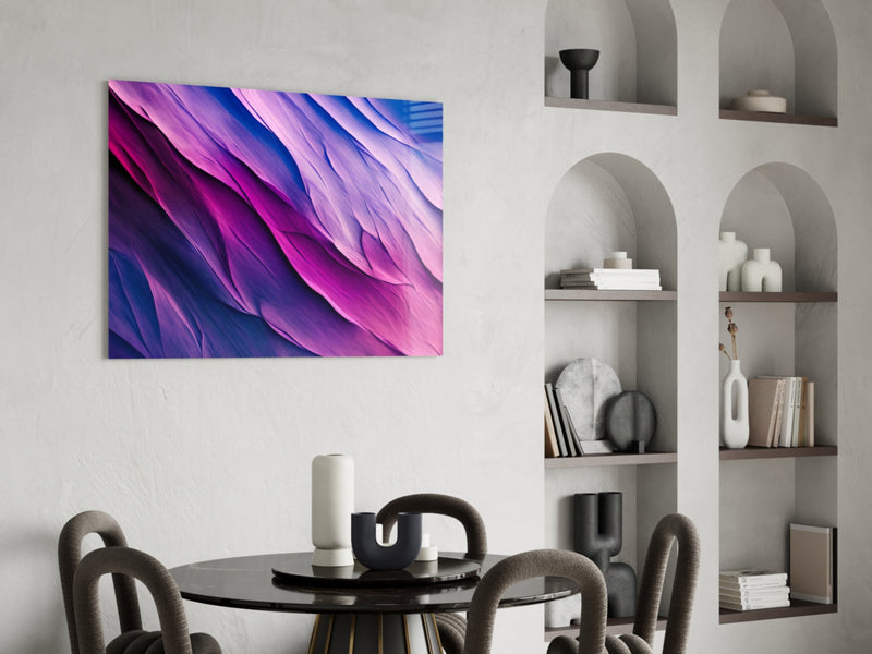 Purple Dance Glass Wall Art  || Designer Collection