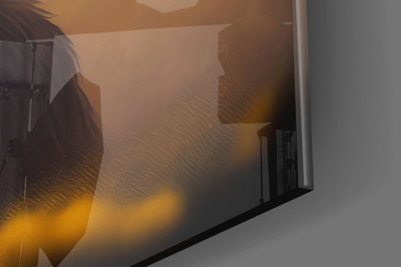 Wise Monkey Glass Wall Art  || Designers Collection