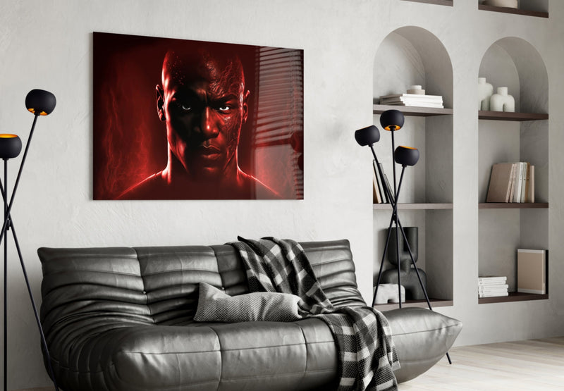 Iconic Michael Jordan Glass Wall Art  || Designer Collection