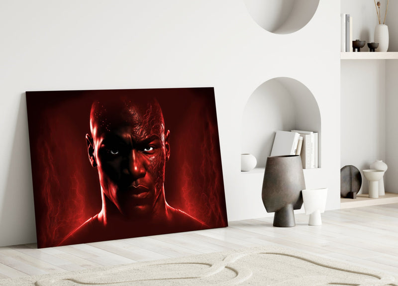 Iconic Michael Jordan Glass Wall Art  || Designer Collection