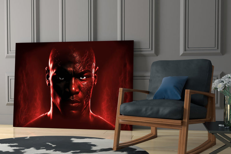 Iconic Michael Jordan Glass Wall Art  || Designer Collection