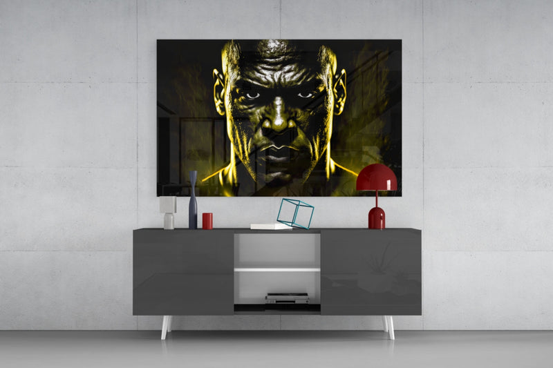 Iconic Michael Jordan Glass Wall Art  || Designer Collection