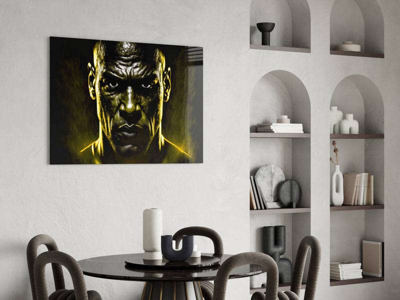 Iconic Michael Jordan Glass Wall Art  || Designer Collection