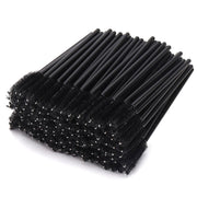 300 Disposable Spoolies Mascara Eyelash Wands Brush Applicator for Eyelash Extension Eyebrow and Makeup Pink