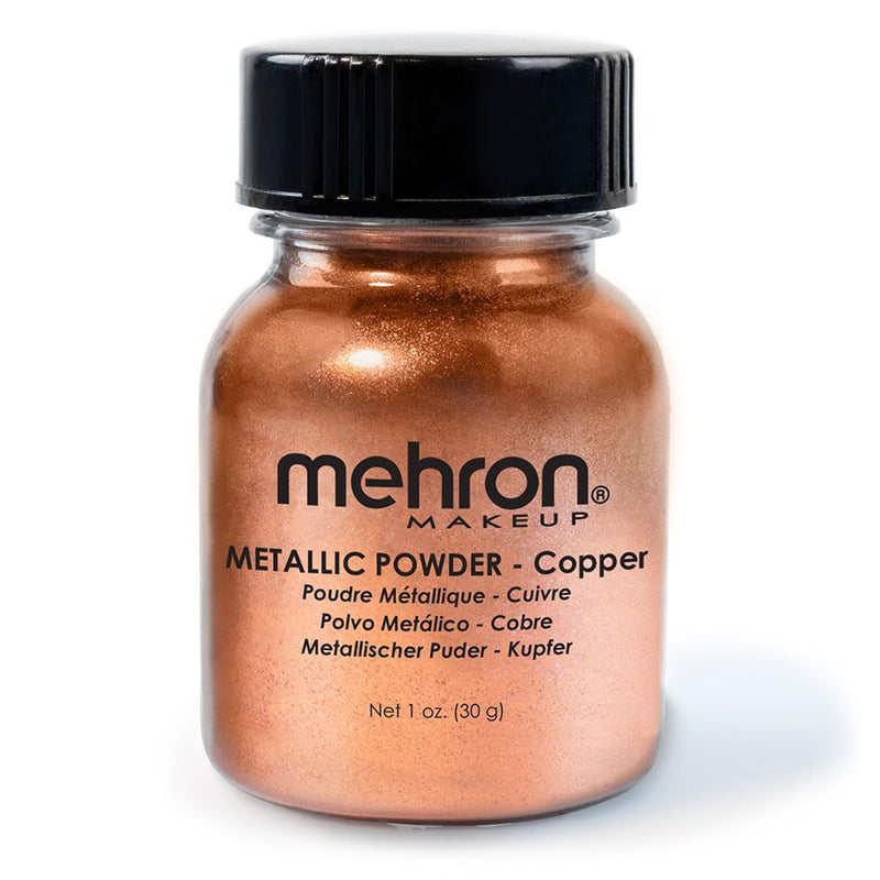 Makeup Metallic Powder | Metallic Chrome Powder Pigment for Face & Body Paint, Eyeshadow, and Eyeliner .5 Oz (14 G) (Silver)