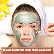 14 Pieces Fan Brushes Applicator, Mask Brushes for Facial Makeup Tools for Face Cosmetic(Brown)