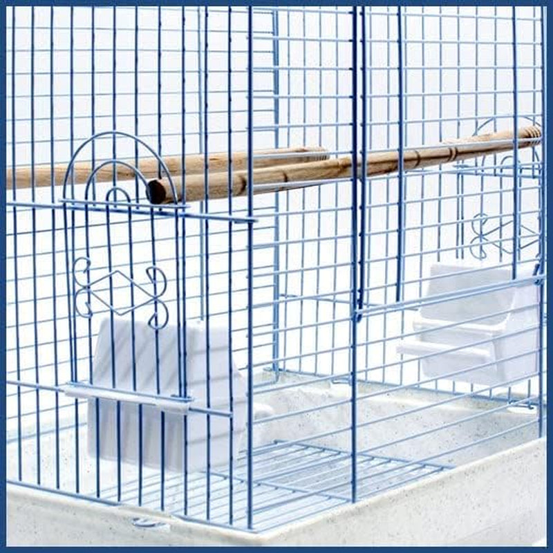 Cockatiel & Small Parrot Starter Kit with Birdcage, Cover, and Accessories β Perfect for Cockatiels, Conures, and Small Parrots β Square Dome β White