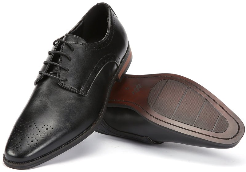 Men'S Pinned Oxford Dress Shoes
