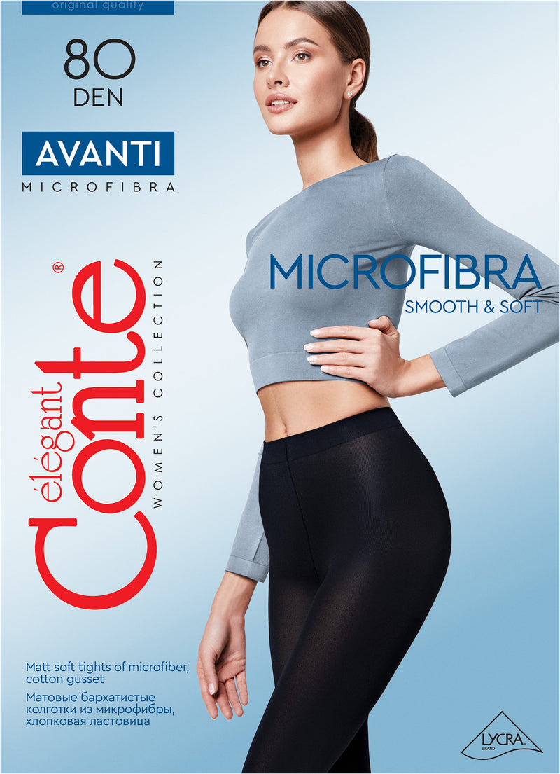 Tights Conte Avanti 80 Den - Microfibra Opaque
