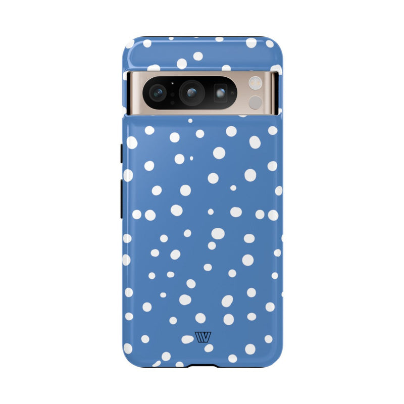 DUSTY BLUE DOTS | Tough Phone Case