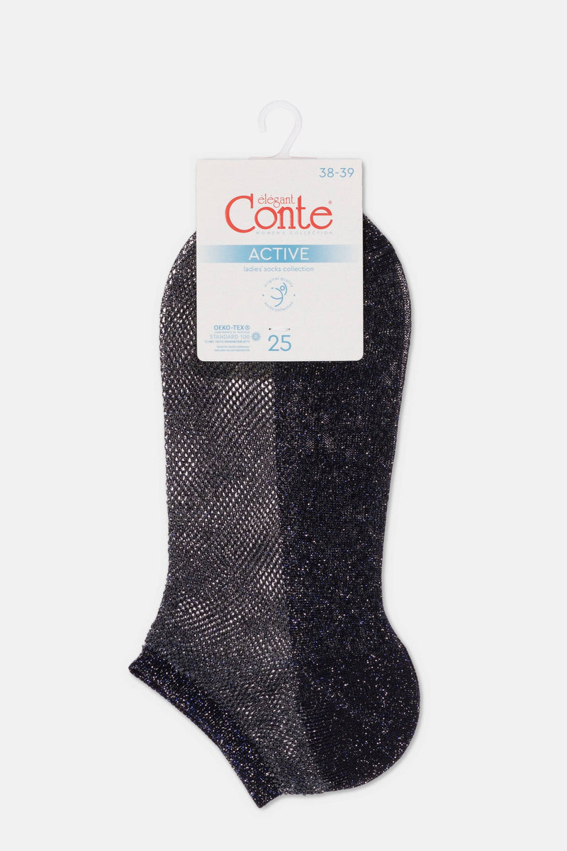 Ankle Socks Conte Active - 277 Viscose With Openwork Weaving
