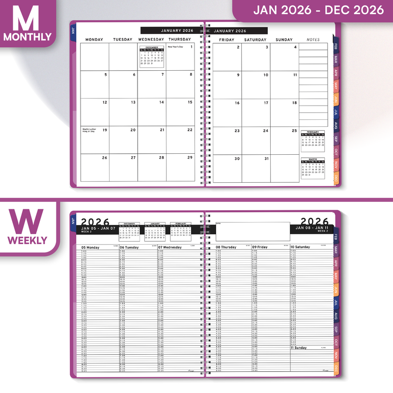 2026 Jan-Dec Appointment Book & Planner