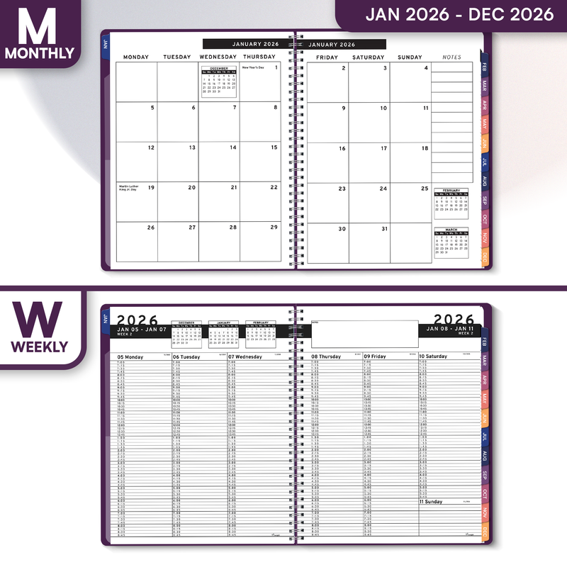 2026 Jan-Dec Appointment Book & Planner