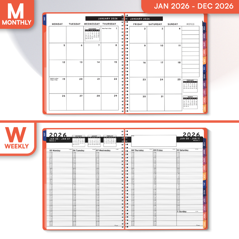 2026 Jan-Dec Appointment Book & Planner