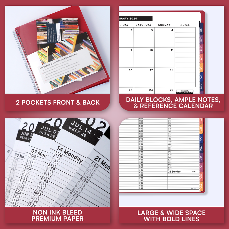 2026 Jan-Dec Appointment Book & Planner
