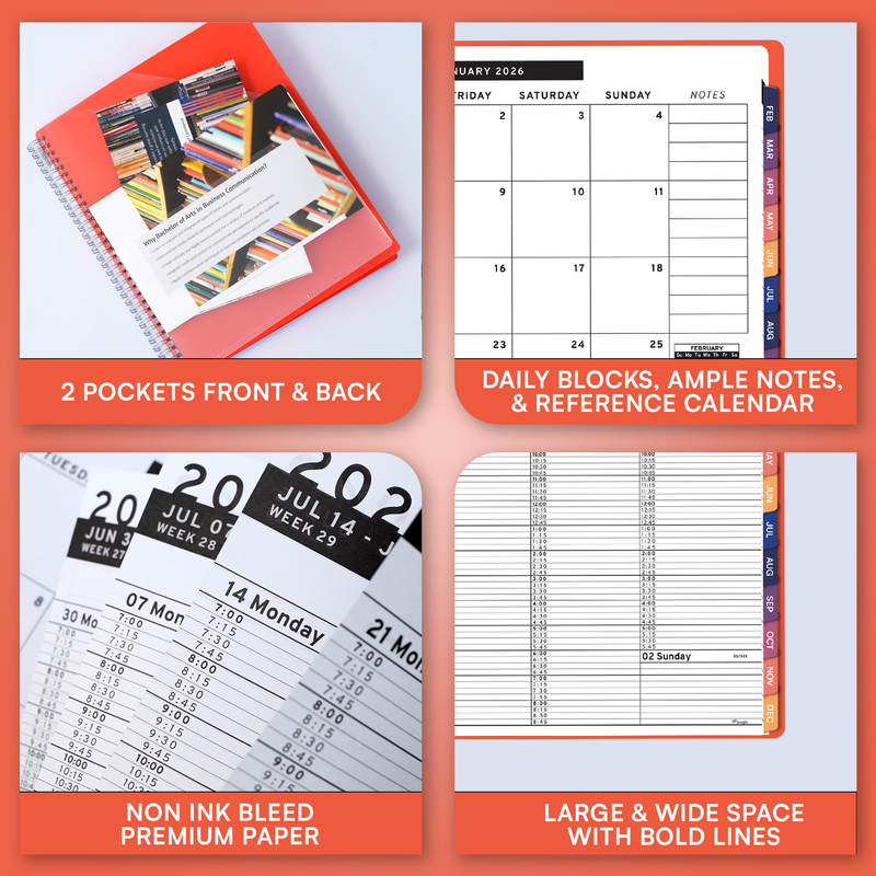 2026 Jan-Dec Appointment Book & Planner