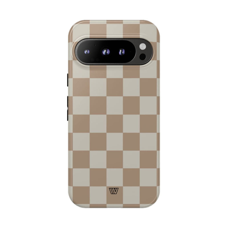 NEUTRAL CHECKERBOARD | Tough Phone Case