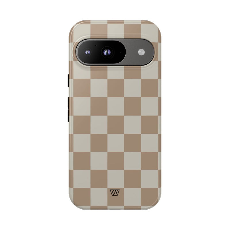 NEUTRAL CHECKERBOARD | Tough Phone Case