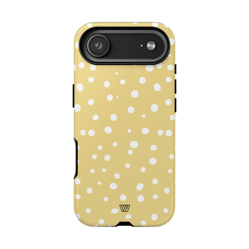 MUTED YELLOW DOTS | Tough Phone Case