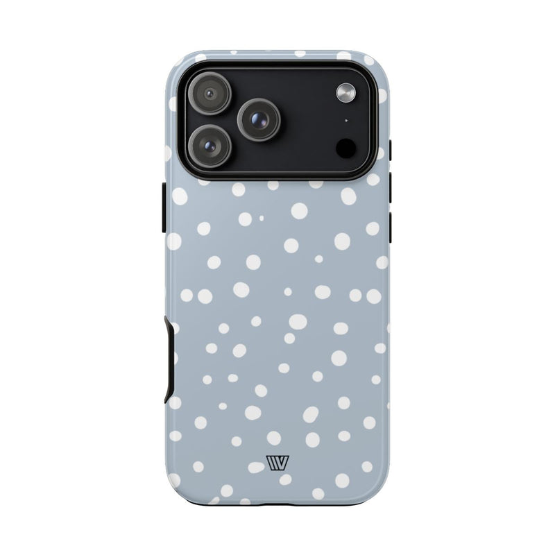 BLUE HAZE DOTS | Tough Phone Case