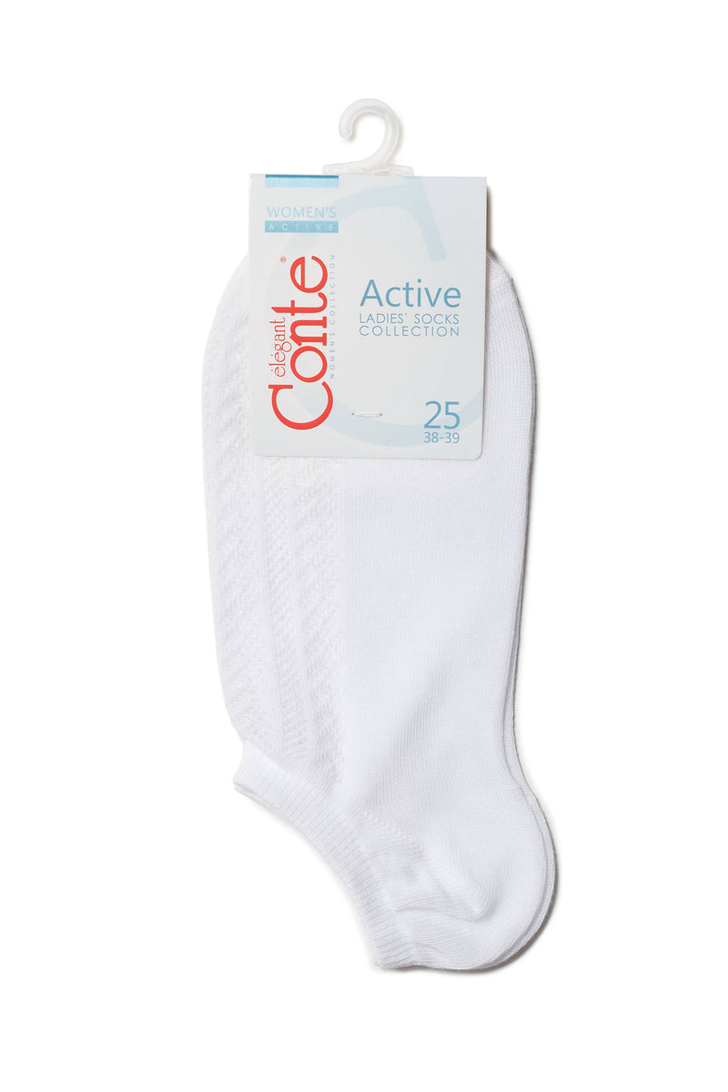 Cotton Ankle Socks Conte Active - 179 Openwork Weave