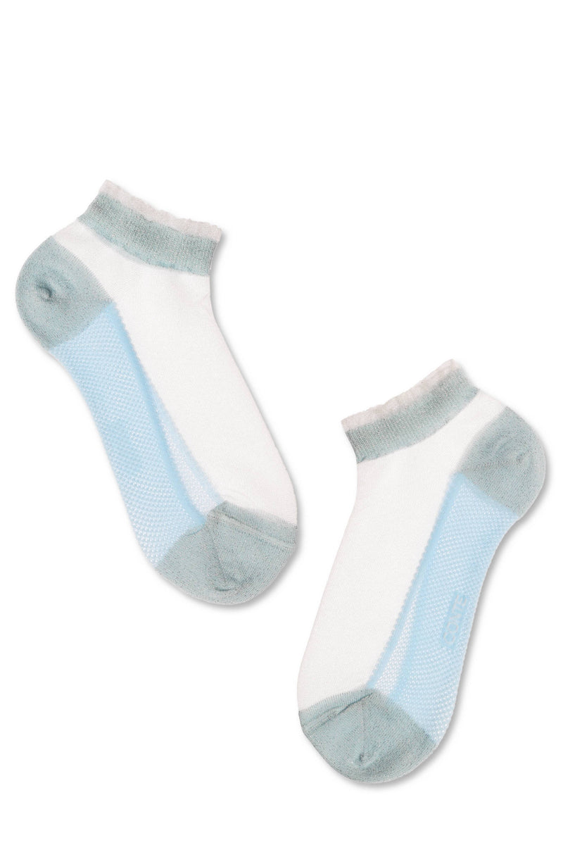 Ankle Socks Conte Active - 229 Transparent with Lurex