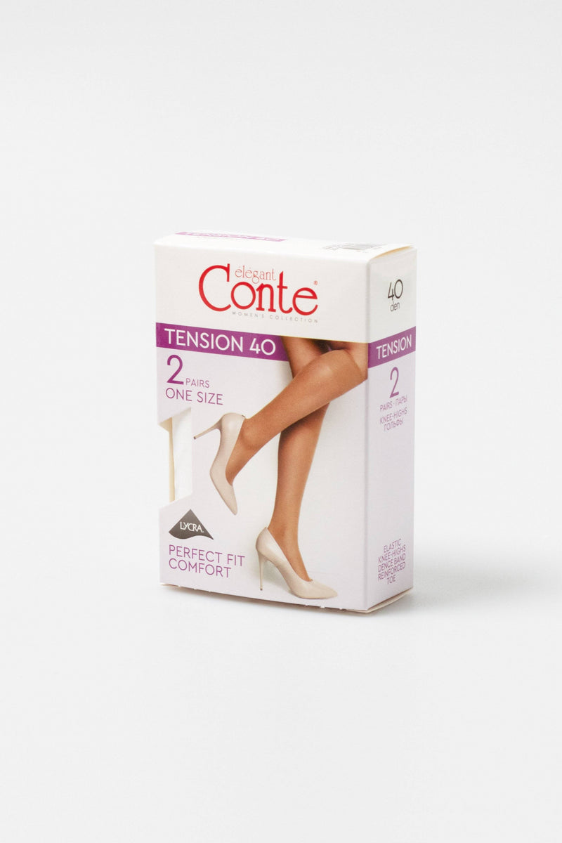 Knee Highs Conte Tension 40 Den (2 pairs)