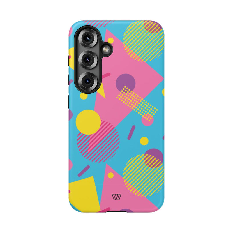 80s / 90s RETRO PATTERN LIGHT BLUE | Tough Phone Case