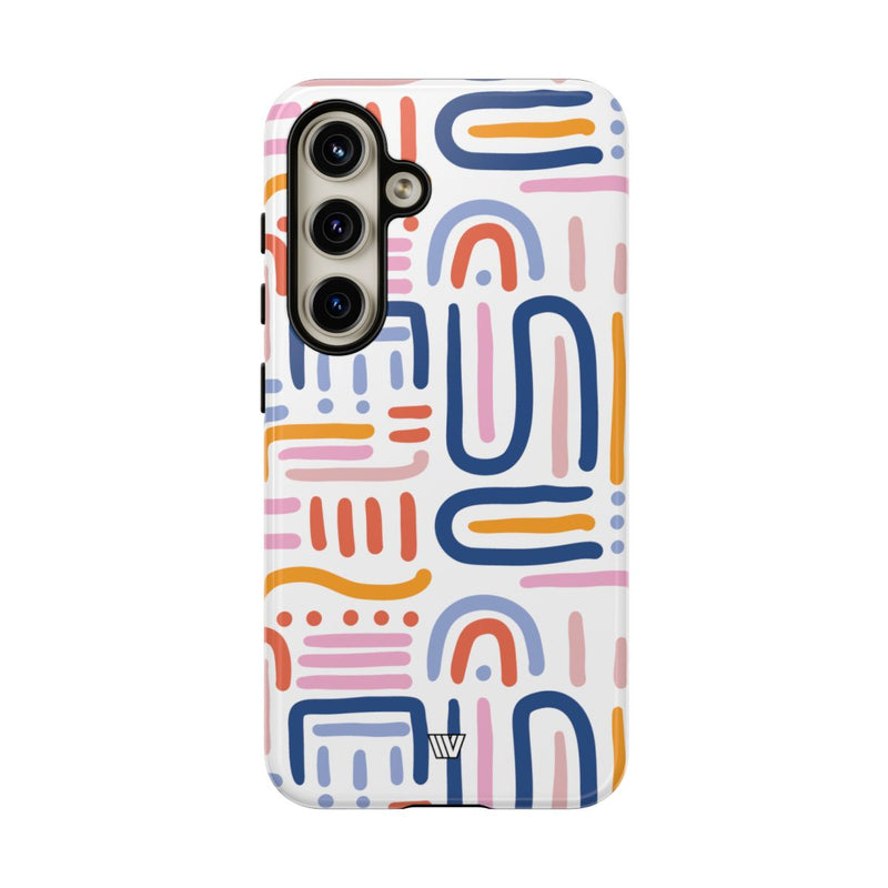 MEMPHIS BOLD LINES | Tough Phone Case