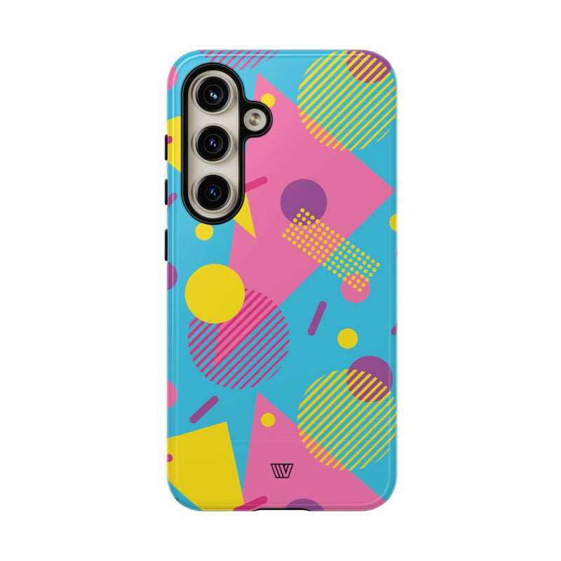 80s / 90s RETRO PATTERN LIGHT BLUE | Tough Phone Case
